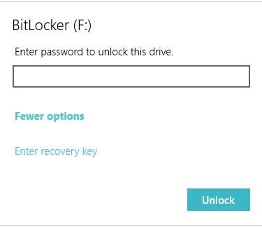 Enter Recovery Key