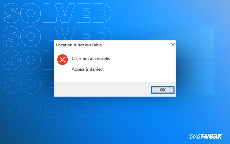 How-to-fix-Drive-is-not-Accessible-“Access-is-Denied”-Error-in-Windows-11,10,8