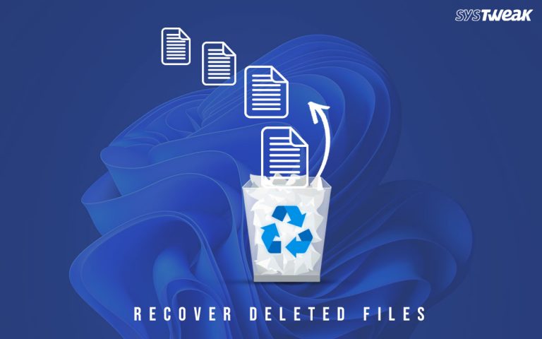 How To Recover Deleted Files