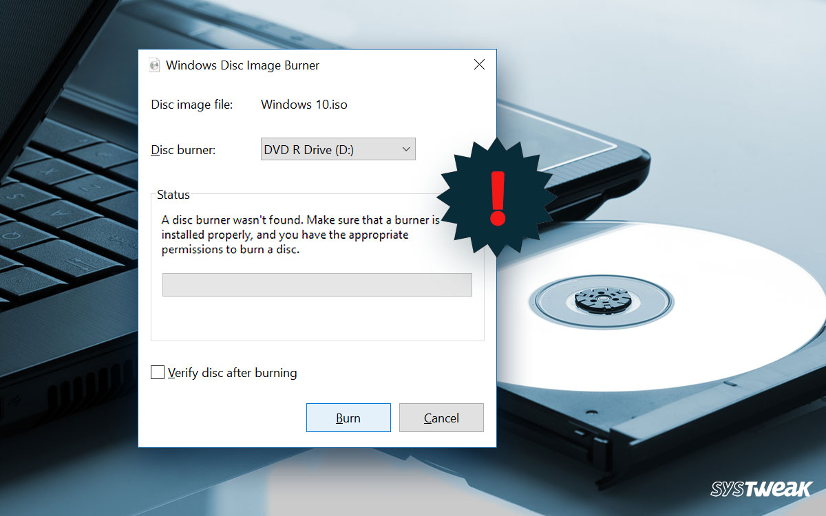 How-to-fix-windows-disc-image-burner-not-found-error