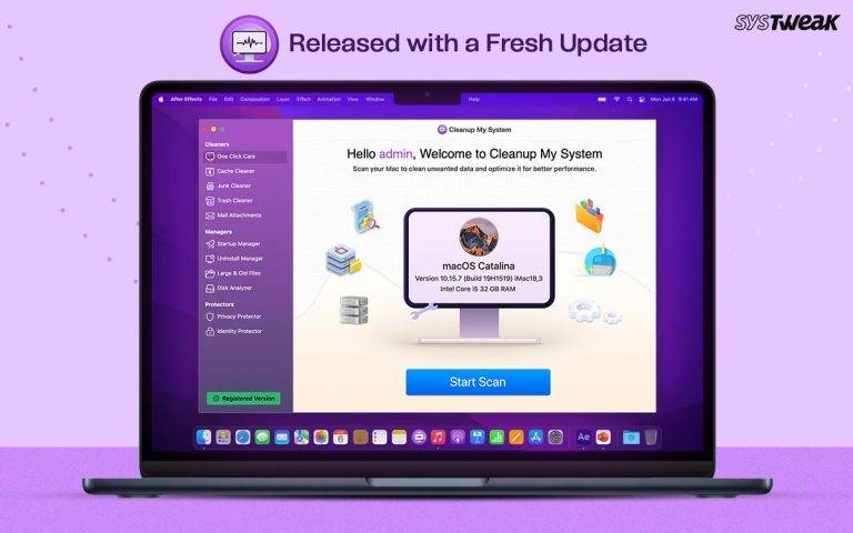Fresh Updates Released For "Cleanup My System" By Systweak Software