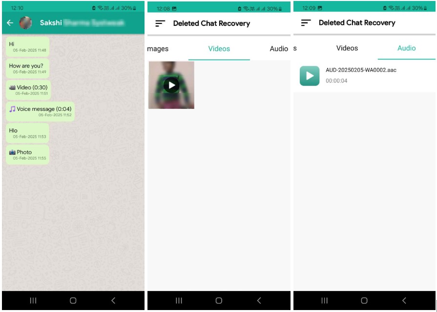 Deleted Chat Recovery WhatsApp