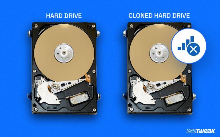 Internet working on an old drive but not cloned drive