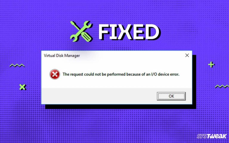 The-Request-Could-Not-Be-Performed-Because-of-IO-Device-Error