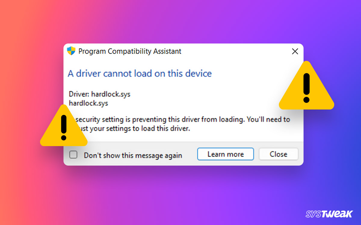 A-driver-cannot-load-on-this-device