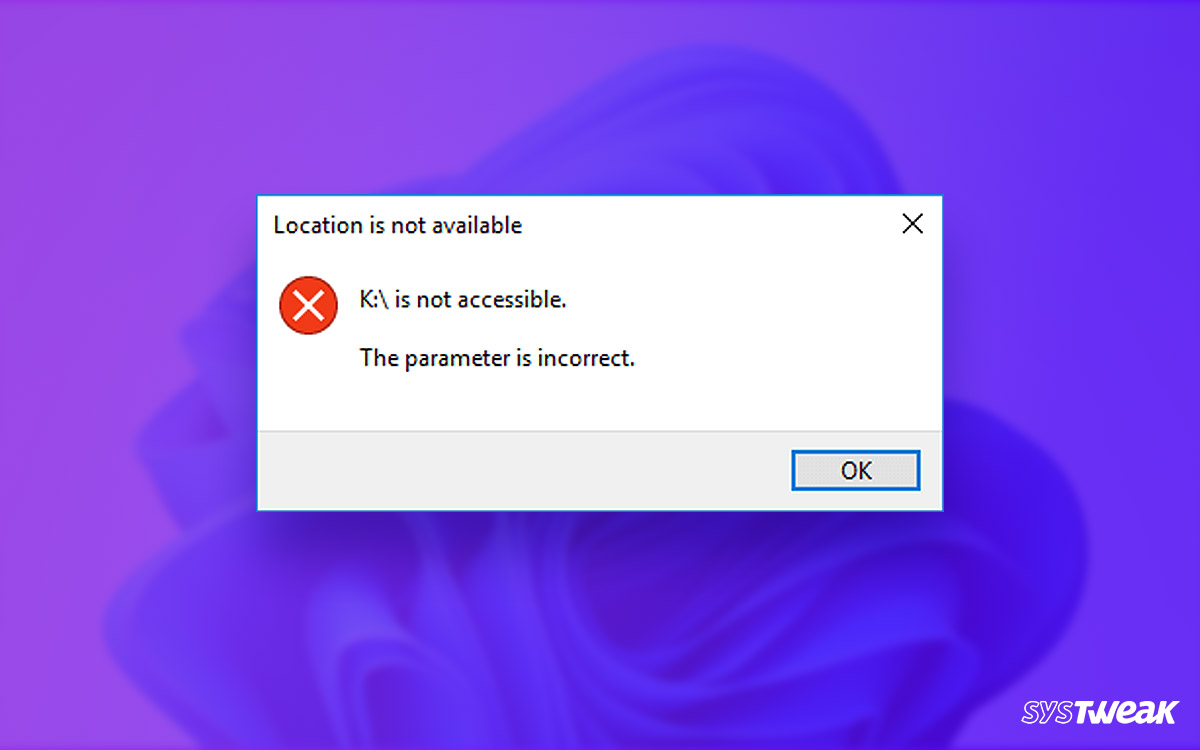 The-Parameter-is-Incorrect-Error-on-an-External-Hard-Drive