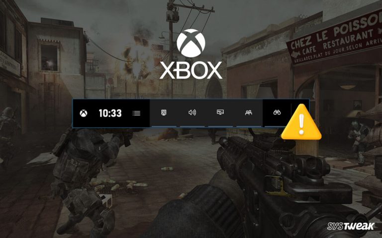 The game bar screen recorder not working