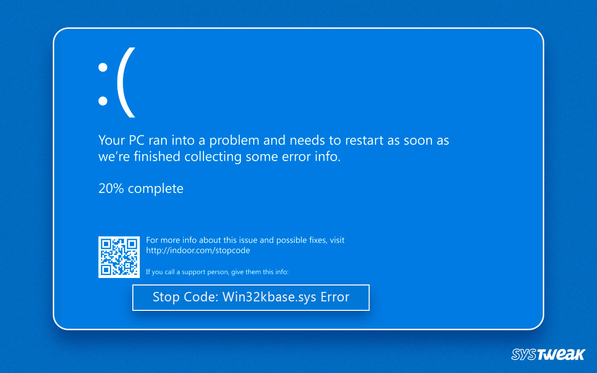 Win32kbase.sys Blue Screen Error Windows