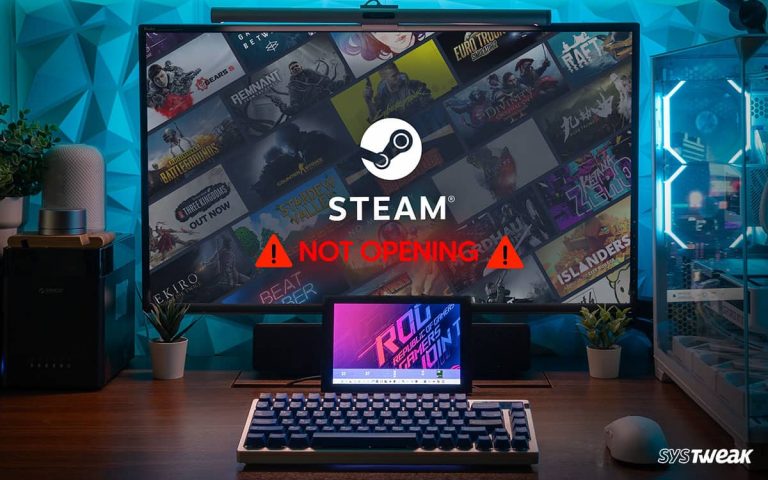 steam wont open issue