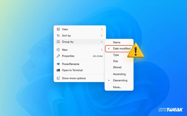 Windows 11 Sort By Date Modified Not Working