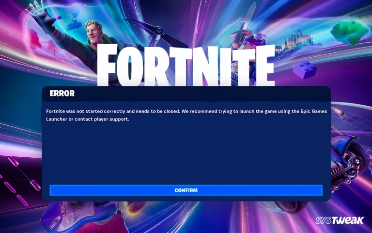 Fortnite-was-not-started-correctly-needs-to-be-closed