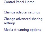 Change Adapter Settings